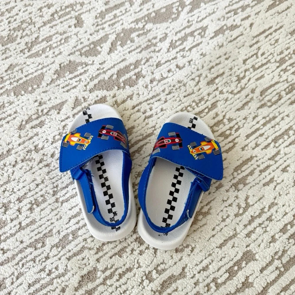 Gymboree race cars sandals, toddler size 9